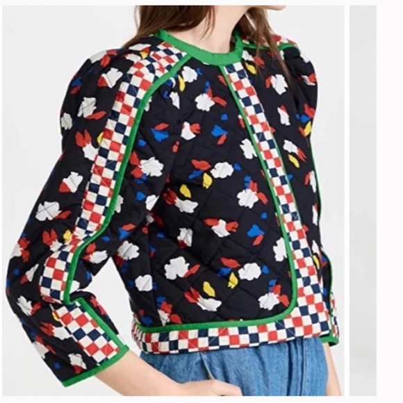 Anthropologie Clare V. Vivier Lilou Reversible Quilted Jacket Small - Picture 6 of 12